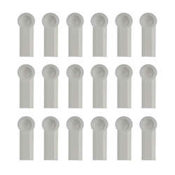 Team Associated RC10 White Ball Cups AS6279