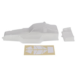 Team Associated RC10 Protech Bodyshell and Wing (Clear) AS6159