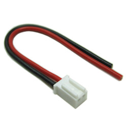 Etronix Male Micro Balance Connector with 10cm 20AWG Silicone Wire ET0630