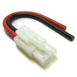 Etronix Male Tamiya Connector with 10cm 14AWG Silicone Wire ET0628