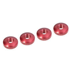 Corally Alum. Body Mount Cambered Nuts 4pcs C-00100-053