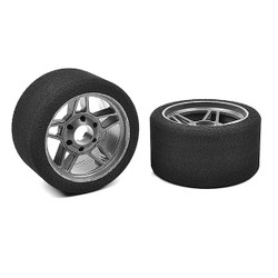 Corally Attack Foam Tyres 1:8 Circuit 35 Shore Front Carbon C-14712-35