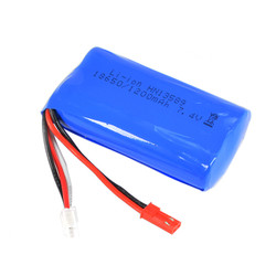 HuiNa CY1592 Battery 7.4V 1200mAh Red JST Plug CYP1086