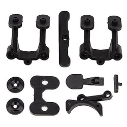 Team Associated RC10B74.2 Rear Body Mount/Wing Mounts/Bumper AS92312