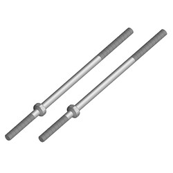 Corally Turnbuckle 80 mm M3 Steel 2pcs C-00250-052