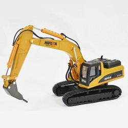 HuiNa 1:40 Diecast Drill Excavator Static Model CY1911