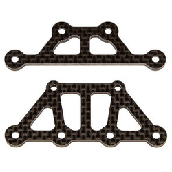 Team Associated Apex 2 Ft Top Plates, Carbon Fibre AS31848