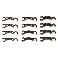 Team Associated TC7.2 Ft Camber Link Mount Shims Graphite AS31806