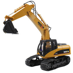 HuiNa 1:14 Scale RC Excavator 2.4G 15Ch w/Die Cast Bucket CY1535