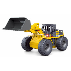 HuiNa 1:18 2.4G 9 Channel Wheeled Loader Truck with Die Cast Bucket CY1532