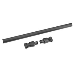 Corally Chassis Tube Front 197.5mm Aluminum Black 1 Set C-00180-720