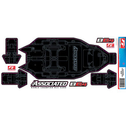 Team Associated RC10B6.4 Ft Chassis Protective Sheet, +3mm, AS91999