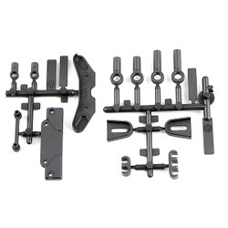 Team Associated B6.3 Tower Covers/Wire Clips/Rod Ends AS91885