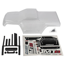Team Associated Rival MT8 Body Set, Clear AS25922