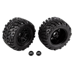 Team Associated Rival MT8 Tyres and Wheels, Mounted AS25919