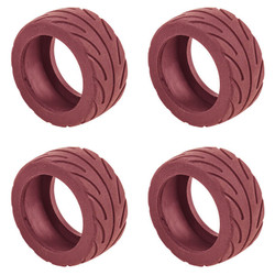 Team Associated Nano Sport Radial Tyres Red (4) AS21609