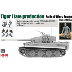 Ryefield Models 5101 Tiger I Late Prod. Limited Edition w/Figure 1:35 Model Kit