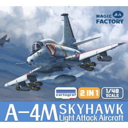 Magic Factory 5002 A-4M Skyhawk Light Attack Aircraft (2-in-1) 1:48 Model Kit