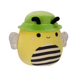 Squishmallows Sunny the Yellow Honey Bee w/Green Bucket Hat 7.5" Plush Soft Toy