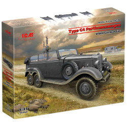 ICM 35530 Mercedes-Benz Type G4 with Armament 1:35 Plastic Car Model Kit