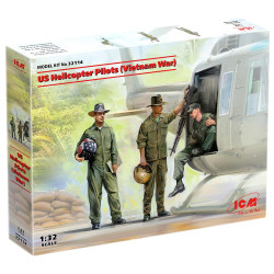 ICM 32114 US Helicopter Pilots Vietnam War 1:32 Plastic Model Figures