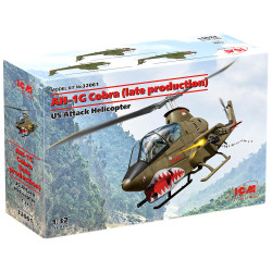 ICM 32061 Bell AH-1G Cobra Late Production 1:32 Plastic Model Helicopter Kit