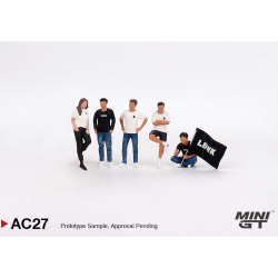 MiniGT Figurine Team Liberty Walk 1:64 Diecast Model MGTAC27