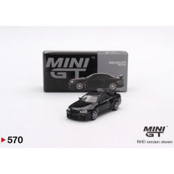 MiniGT Nissan Skyline GT-R (R34) V-Spec Black Pearl 1:64 Diecast Model MGT00570