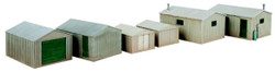 Walthers Cornerstone Modern Metal Yard Sheds Building Kit HO Gauge WH933-4123