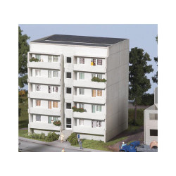 PIKO Prefab Apartment Block Basic Set Kit HO Gauge 61146
