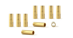 NSR Axle Spacers 3/32 9.5mm 3.75'' Brass (10) 1:32 4867