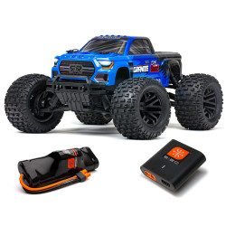 Arrma Granite Boost 4x2 550 Mega 1:10 Monster Truck Blue w/Battery & Charger