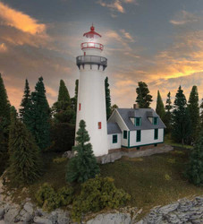 Walthers Cornerstone Eagle Point Lighthouse Snap-Together Building Kit HO Gauge WH933-3665