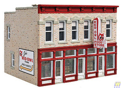 Walthers Cornerstone Red Owl Food Store Plastic Building Kit HO Gauge WH933-3472