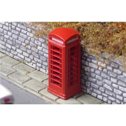 Gaugemaster GM461 Red Telephone Box - Pre-made & Pre-coloured OO Gauge Scenics