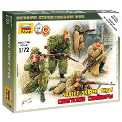 ZVEZDA 6193 Soviet Sniper Team 1:72 Snap Fit Model Kit