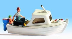Noch Fishing Boat with Figures N Gauge 37822