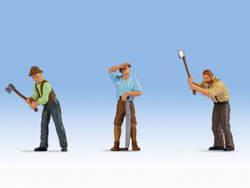 Noch Lumberjacks (3) Figure Set N17843 O Scale