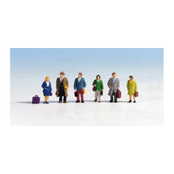 NOCH Passengers (6) Figure Set HO Gauge Scenics 15220