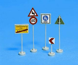 Noch German Traffic Signs (32) N Gauge 34121