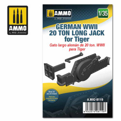 Ammo by MIG 1:35 German WWII 20 Ton Long Jack For Tiger Tanks A.MIG-8119