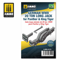 Ammo by MIG 1:35 German WWII 20 Ton Long Jack For Panther & King Tiger A.MIG-8121