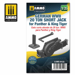 Ammo by MIG 1:35 German WWII 20 Ton Short Jack For Panther & King Tiger A.MIG-8122
