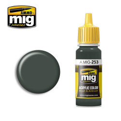 Ammo by MIG RLM 74 Graugrun Acrylic waterbased colour 17ml A.MIG-253