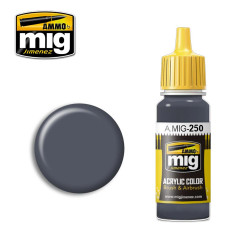 Ammo by MIG Night Blue Grey Acrylic waterbased colour 17ml A.MIG-250