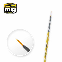 Ammo by MIG 5/0 Synthetic Round Brush Synthetic BRUSHES - ROUND 5/0 A.MIG-8610