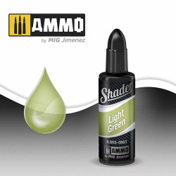 Ammo by MIG Light Green Shader Acrylic Based Paint For Airbrush 10ml A.MIG-863