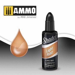 Ammo by MIG Light Rust Shader Acrylic Based Paint For Airbrush 10ml A.MIG-851