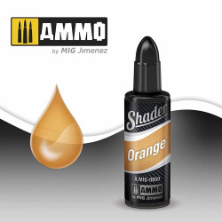 Ammo by MIG Orange Shader Acrylic Based Paint For Airbrush 10ml A.MIG-850