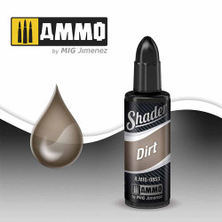 Ammo by MIG Dirt Shader Acrylic Based Paint For Airbrush 10ml A.MIG-853